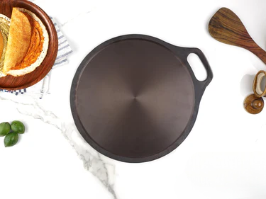 Dosa Tawa - Cast Iron - Single Handle - Grinded.